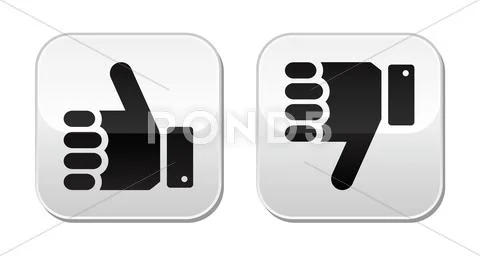 Like it Unlike buttons Illustrazione stock