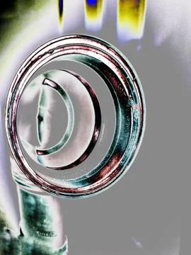 It used to be a white pipe Stock Photos