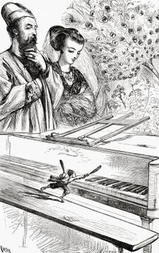 It Was The Most Violent Exercise That I Ever Underwent. Gulliver Playing The Foto stock