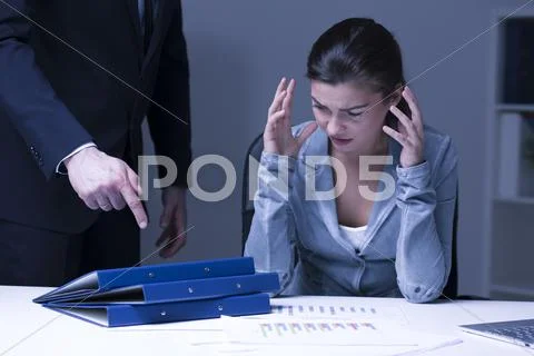 It was supposed to be a dream job Stock Photos