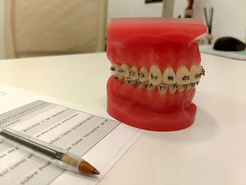 Is it worth getting braces on your teeth Stock Photos