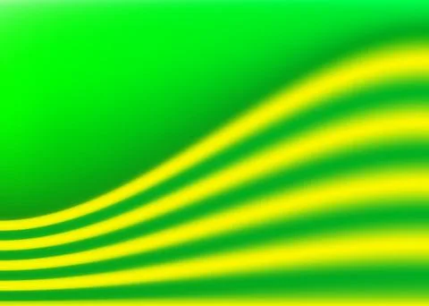 It is yellow a green background Stock Illustration