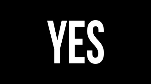 Is it a Yes or No? Animation of a doubtful answer ends in a YES. Essential Stock Footage 129039852