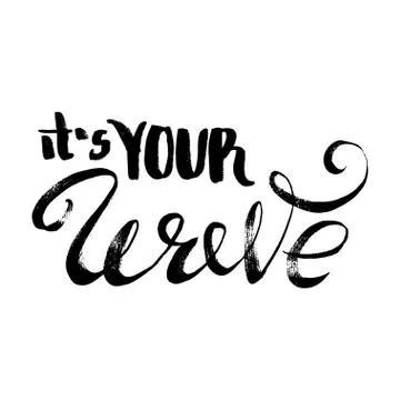 It is Your Wave Stock-Illustration