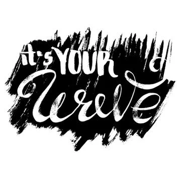 It is Your Wave Stock Illustration