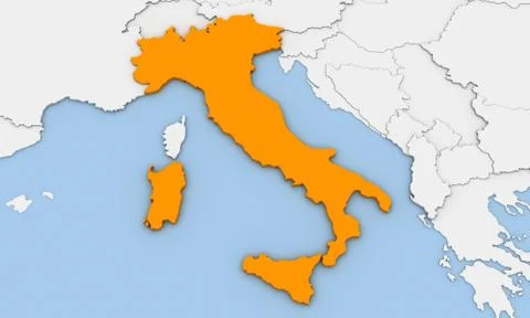 Italia Stock Illustration