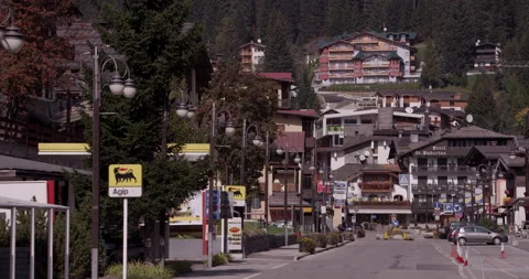 ITALIAN ALPINE TOWN Stock Footage 141139876