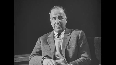 Italian and Soviet nuclear physicist Bruno Pontecorvo Stock Footage 296425589