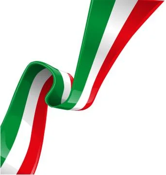 Italian background with flag 스톡 일러스트