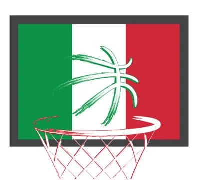 Italian basketball, vector Stock Illustration