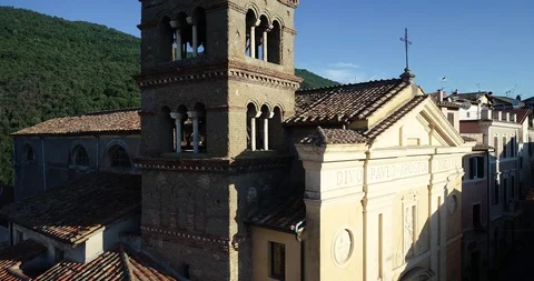 Italian  bell tower 스톡 동영상 113607818