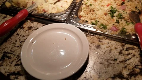 Italian Buffet 3 Video stock 101857299