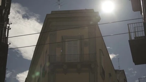 Italian building at summer Stock Footage 71175327