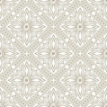 Italian ceramic tile pattern. Ethnic folk ornament. 스톡 일러스트