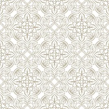 Italian ceramic tile pattern. Ethnic folk ornament. 스톡 일러스트