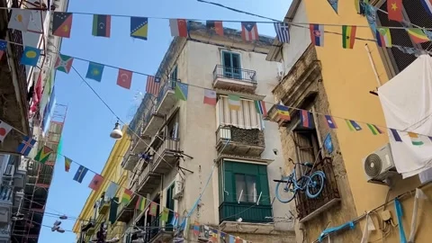 Italian Clothesline Video stock 249762143