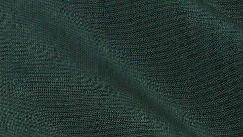 Italian Dark Pine Green Wool Twill Fabric Moving in Elegant Waves 스톡 동영상 342589854