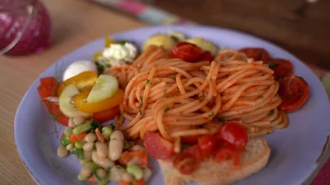 Italian Dinner Vídeo Stock 197631801