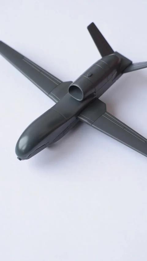 Italian drone unmanned autonomous technology of espionage and strikes on the ene Stock Footage 345836093