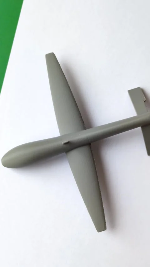 Italian drone unmanned autonomous technology of espionage and strikes on the ene Stock Footage 345836457