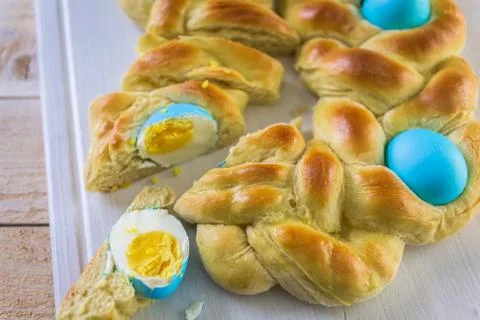 Italian Easter Bread Stock Photos
