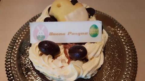 Italian Easter cake Stock Footage 202064670