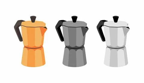 Italian espresso machine Stock Illustration