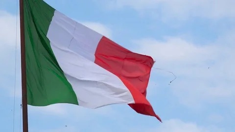 italian flag flying
