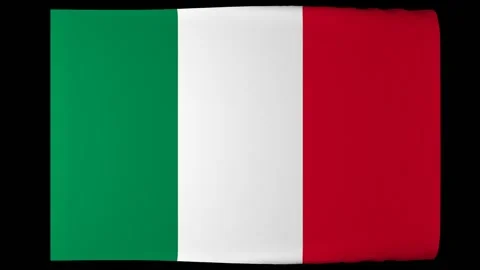 Italian flag Stock Footage 166998337