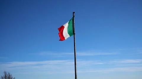 Italian Flag Stock Footage 232788790