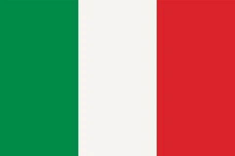 Italian flag Stock Illustration