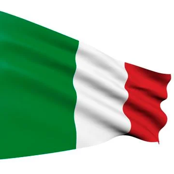 Italian flag Stock Illustration