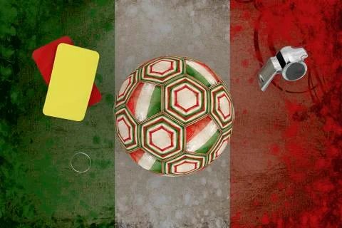 Italian flag Stock Illustration