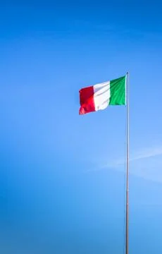 Italian flag Stock Photos