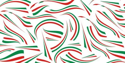 Italian flag textured background. pattern. vector illustration icons set Stock Illustration