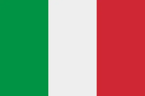 Italian flag vector icon. Flag of Italy. Illustrazione stock