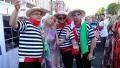 Italian football fans before final match of European Football Championship HD Footage