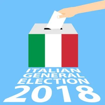 Italian General Election 2018 Stock Illustration