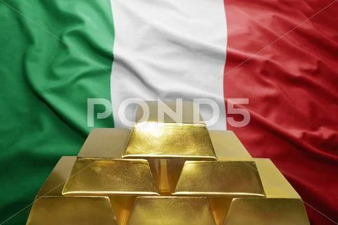 Italian gold reserves Stock Photos