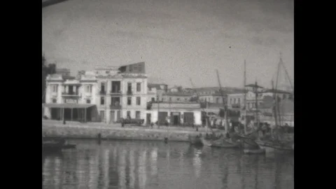 Italian Harbor Stock Footage 89706522