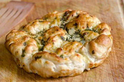 Italian herby bread Stock Photos