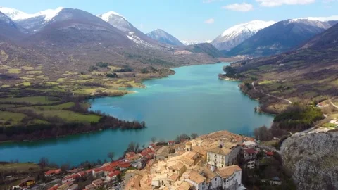 Italian lake Stock Footage