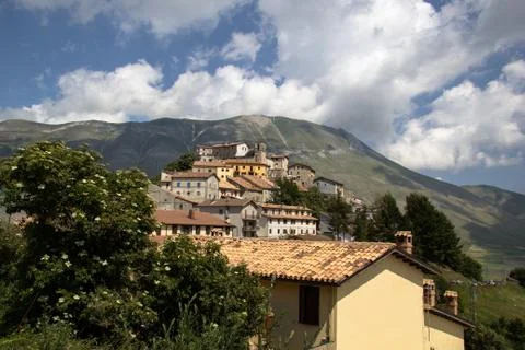 Italian landscape in springtime Stock-Fotos