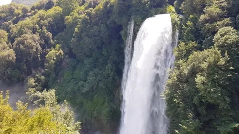 Italian Marmore waterfall Stock Footage 288222259