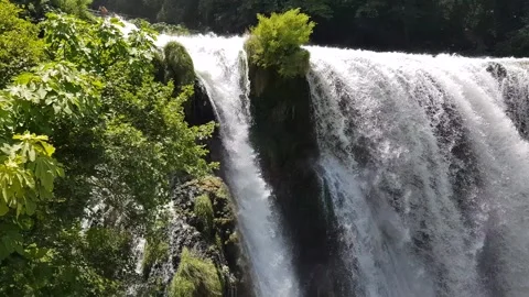 Italian Marmore waterfall Stock Footage 296186521