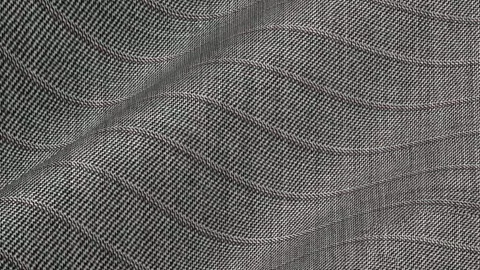 Italian Medium Gray Pinstripe Wool Suiting Fabric Flowing in Classic Waves 스톡 동영상 342589863