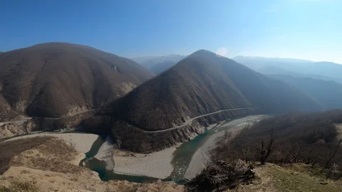 Italian Mountain View Stock Footage 128156121