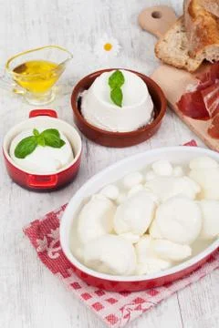 Italian mozzarella Foto stock