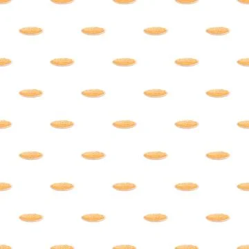 Italian pasta plates repeating pattern on white background Illustrazione stock
