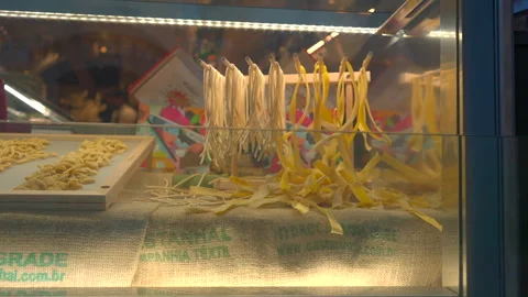 Italian Pasta Store Stock Footage 250084963
